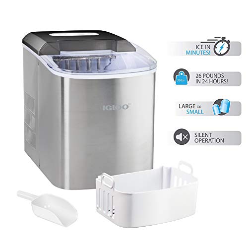 2 Igloo+ICEB26SS+Automatic+Countertop+Stainless