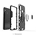 Cocomii Black Panther Armor Xiaomi Mi 8 Case New [Heavy Duty] Premium Tactical Metal Ring Grip Kickstand Shockproof Bumper [Works with Magnetic Car Mount] Full Body Cover for Xiaomi Mi 8 (B.Black)
