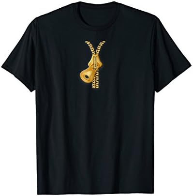 Funny Fake Zipper Tshirt