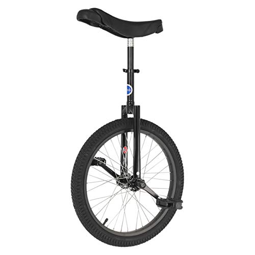 UNI BLK 20" Club Freestyle Unicycle Black with White