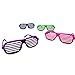 Fun Central (AU110, 24Pcs, Assorted Plastic Slotted Shades, Novelty Toys, Party Sunglasses, Party Shades, Bulk Party Sunglasses, Fun Sunglasses, Eyewear for Birthdays, Concerts and Festivals