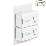 Smart Wifi Plug Mini – Voion 2017 Smart Plug Wifi Socket Outlet for Smart Home Lights Speaker Appliances Control UL Listed - 2 Pack