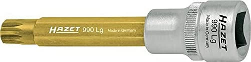 Hazet 990LG-12 Size 12 12.5mm/ 1/2-inch Internal Serration XZN Screwdriver Socket
