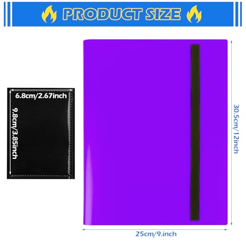 RISVOWO Card Album, 360 Collectible Cards, Transparent Collectible Card Albums, Waterproof Album Collection Cards for Standard Size Cards