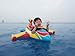 Topwon Inflatable Airplane Baby Kids Toddler Infant Swimming Float Seat Boat Pool Ring Age 1-4 (Blue)