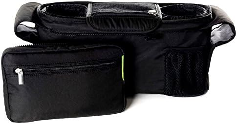 Stroller Organizer for All Strollers, LyonsBlue Fit with Detachable Pouch and Insulated Drink Holders,Storage Space for iPhones, Wallets, Diapers, Books,