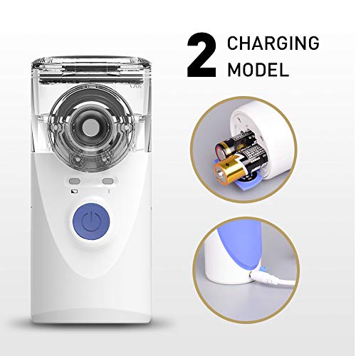 Portable Vaporizers Machine, Travel Mini Inhaler Case for Breathing Problems, Personal Steam Cool Mist Inhaler Kits for Kids & Adults - Thumbnail 6