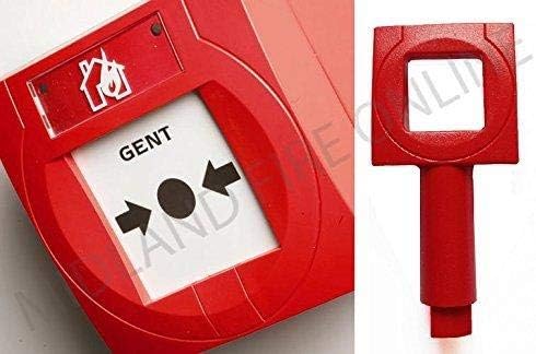 Gent Honeywell Red S4-34899 Call Point Test Key x5 by Midland Fire On-Line