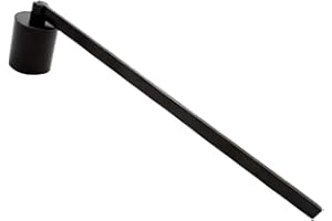 Tim&Lin Black Candle Snuffer Accessory - Stainless Steel Polished Candle Extinguisher Snuffer Accessory with Long Handle - for Putting Out Extinguish Candle Wicks Flame