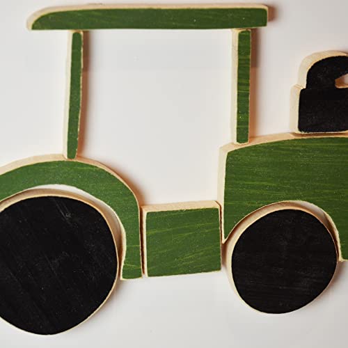 Sticks & Boards Wood Tractor Wall Decor Handmade Framed Wall Art of