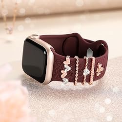 DaQin Flower Engraved Band Compatible with Apple