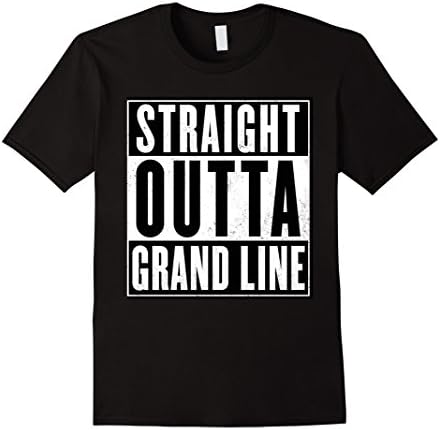 Men's Outta Grand Line - Luffy Fan Large Black