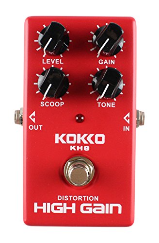 Kokko kh8 high gain guitar effect pedal true bypass, re…