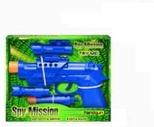 Spy Mission Toy Gun with torch and silencer, light and sound TY172