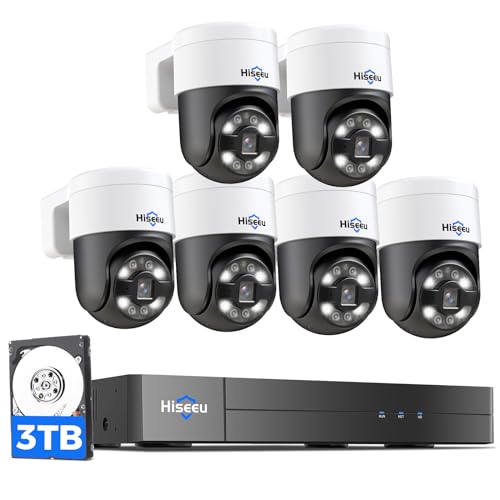 Hiseeu 4K PoE PTZ Camera System