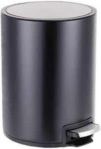 AGWa Bote de basura Bote de basura - Bote de basura de acero inoxidable