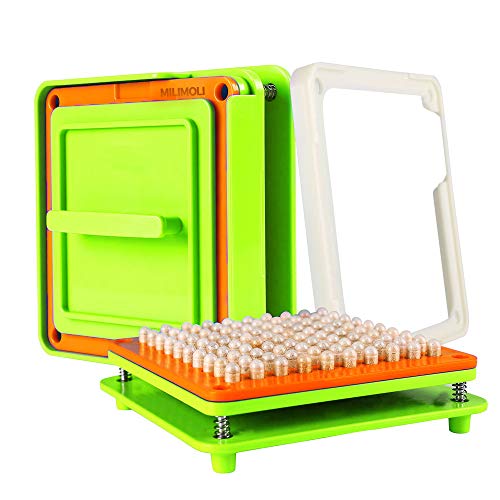 Second Generation Capsule Filling Machine,Make Your Own 00 Size Capsules Now Easier and Faster - Use With Empty Galatin or Vegetarian Capsules ( 100 Holes ,Free Use Instructions)