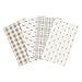 Stag and Moose 4 Pack Flannel Burp Cloth Set - 4 Deluxe Flannel Burp Cloths, Buffalo Check, Moose Silhouettes, Plaid, Stag Head Silhouettes, Gray and White, 11.5 in x 20 in