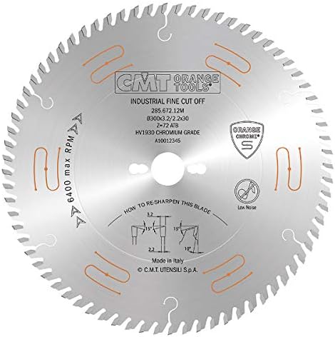 CMT Orange Tools 285.680.10M - Saw Blade Hw 250X3.2/2.2X30 Z80 5Atb (Chrome)