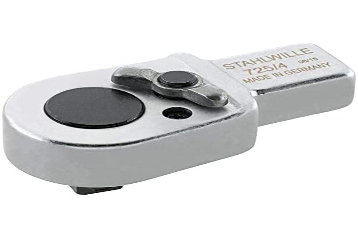 Stahlwille 58254004 725/4 Ratchet Insert Tool, Reversible, 22 Teeth, 1/4 Inch Outside Square