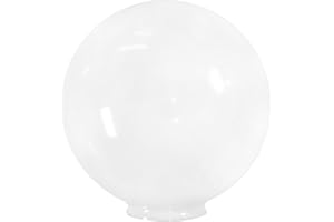 BEAM LIGHTING PLASTICS YOUR DIFFUSER SOURCE Beam Lighting 10-inch White Acrylic Replacement Globe - Cover for Ceiling, Wall Fixtures, Lamp Posts, or Streetlights