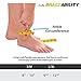 Soft AFO Foot Drop Brace | Ankle Foot Orthosis with Dorsiflexion Assist Strap Keeps Foot Up for Improved Walking Gait, Prevents Cramps - Wear Barefoot or Inside Shoe (L/XL)
