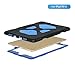iPad Air 2 Case,iPad 6 Case, Aceguarder New Design [Kids-proof][Shockproof] [Scratch proof] [Drop Resistance] [Impact Resistant] Super Protection Cover Case iPad Air 2 (iPad 6) (2014)-Black/Blue
