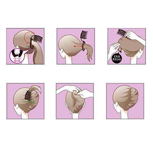 image for WJood Store WJood 2 PCS Styling Volume Insets Hair Clip Boost Comb Fre
