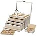 WOLF 301553 Chloé Large Jewelry Box, Cream