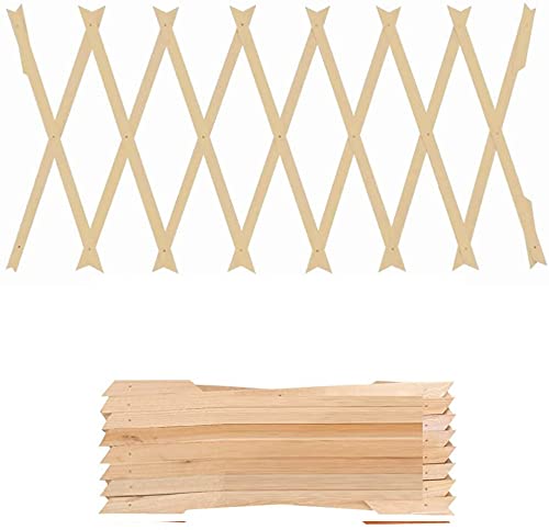 MD MUZ 3 X Garden Gardeners NATURAL Coloured Wooden Expanding Expandable Wooden Garden Trellis Each Piec Expands to 180 x 30cm new