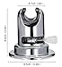 LEEFE Vacuum Suction Cup Shower Head Holder with Swivel, Adjustable Removable Handheld Showerhead & Bidet Sprayer Adhesive Wall Mount Bracket - NO Drill, Heavy Duty, Waterproof, Reuseable