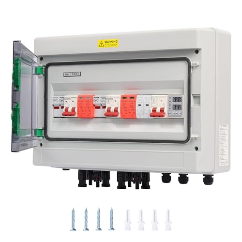 PVC Surge Protector, DC500V2-2-2+AC230V1-1, Solar Connection Box, Flash Protection, DC Separation Switch, PV System, 2 String 2DC+1AC, DC Combiner Box, Switch