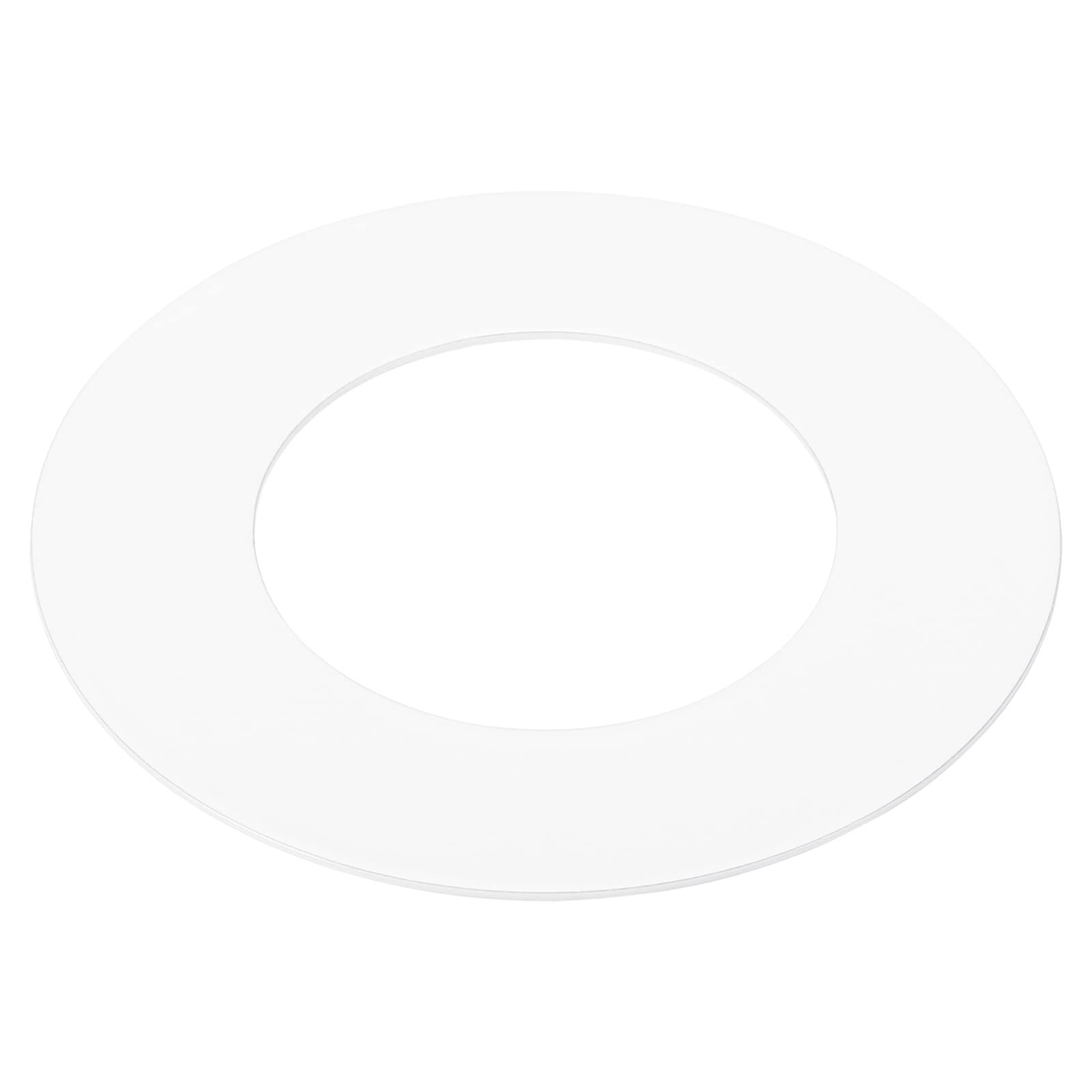 PATIKIL 1.6" ID 2.8" OD Light Trim Ring, White Goof Ring Matte Circular Light Cover Lighting Fixture for Ceiling Wall Recessed Can Downlights