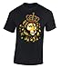 Raxo Jah Lion Crown T-shirt Judah Rasta King Animal Face Reggae Jamaica Shirt