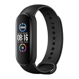 Xiaomi Mi Band 5 Global Version fitnessarmband, 2,7 cm (1,1 inch), AMOLED-kleurendisplay, uniseks, zwart