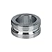 DANCO Easy-to-Install, Reduced-Lead Male/Male Faucet Aerator Adapter, Chrome, 55/64-Inch (27M) x 55/64-Inch (27M), 1-Pack (10525)
