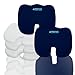 Seat Cushion Memory Foam - Soft. Orthopedically Designed For Sciatica - Coccyx - Tailbone - Lower Back Pain Relief Ideal For Home - Office Chair - Wheelchair - Car Non-slip Bottom Carrying bag