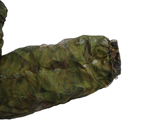 ALLIWEI Blattförmiger Tarnanzug, Geely Suit PUBG-Scharfschütze-Reiner grüner Anzug Feldtrainings-Tarnungs-Kleidung im… – Bild 3