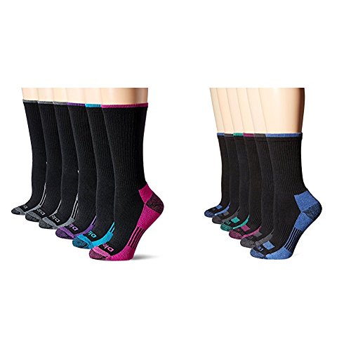 Dickies Dickies Dri-tech Moisture Control Crew Socks 6 Pairs S
