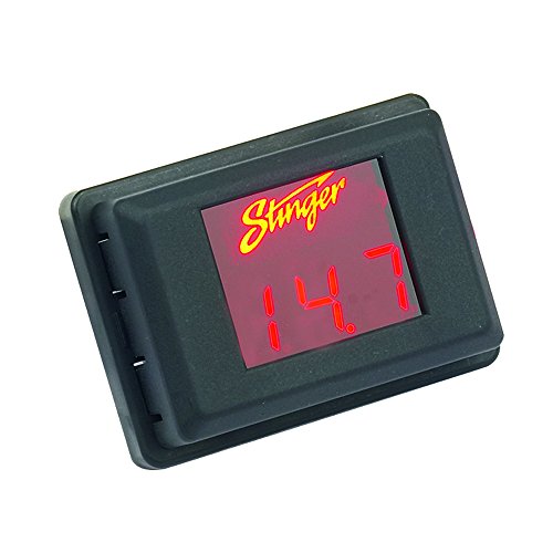 Stinger SVMR Voltage Gauge - Red Display