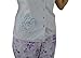 Alfa Global Women's Cotton Short Sleeve Pajama Set with Pj Pants