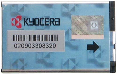 Kyocera TXBAT10182 Original OEM Battery Jax Melo S1300 - Non-Retail Packaging - Blue Kyocera TXBAT10182 Original OEM Battery Jax Melo S1300 - Non-Retail Packaging - Blue