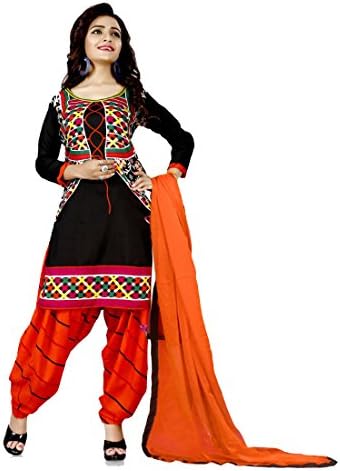 Ready Made Patiala Salwar Printed Cotton Salwar Kameez Suit India