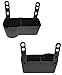 JAVOedge (2 Pack) Black Over The Back Car Seat Dual Cup and Food Holder for Kids, Storage