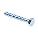 Prime-Line 9055021 Hex Lag Screws, 1/4 In. X 2 In., A307 Grade A Zinc Plated Steel (100 Pack)