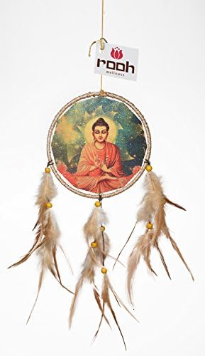 Rooh Dream Catcher ~Canvas Buddha Suryadhyanam ~ handmade hangings for home Decor, Wall hangings, garden, car, outdoor, bedroom