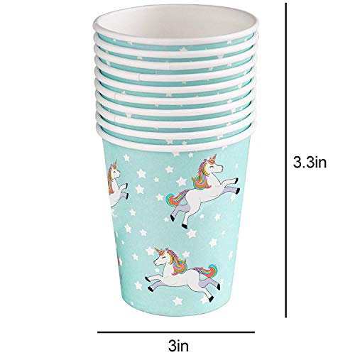 6 Rainbow+Unicorn+Supplies+Including+Tablecloth