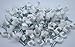 SVI 100 White Single Nail Clips RG59 Coaxial Wire and CAT5 Ethernet Cable 65-CC59W