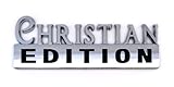 Christian Edition Chrome Car Emblem by AutoVisionz