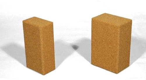 Natural Cork Yoga Block - 9" x 3.5" x 5"